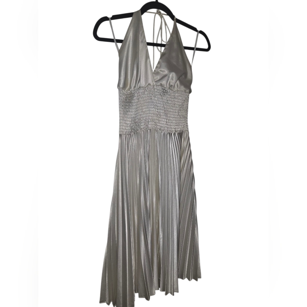 Elegant White MARILYN Monroe Style Halter Dress